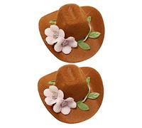 SOIMISS 2piezas Tapón Decorativo para Botella De Vino Sombreros Pequeños y Decoraciones para Fiesta Cubrebotellas Sombreros para Jungle Party