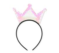 SOIMISS 3 Diademas Cabello con Lentejuelas en Tonos Claros y Rosas, Diademas de Tejido con Forma de, Accesorio Creativo y Llamativo para Fiestas Infantiles