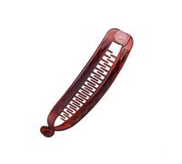 SOIMISS 3 Horquillas de Pelo Gemas de Imitación Cruzados Soporte para Coleta Diseño en Forma de Pez Colores Negro Brillante Café y Dorado Accesorios Creativos para Mujeres y Niñas