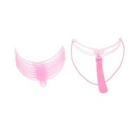 SOIMISS 3 juegos Plantillas de Cejas de Resistentes para Maquillaje Profesional Portátiles y Reutilizables Herramienta para Diseño Fácil de Cejas Adecuada para Mujeres y Viajes