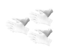 SOIMISS 3 pares Guantes Elásticos de Spandex para Joyería Blancos Guantes de Etiqueta y Inspección para Protección Tiendas y Manipulación Delicada