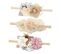 SOIMISS 3 piezas Diademas para Niñas Diseño de Flores Accesorios de Decoración para Fotografía y Fiestas para Bebés y Niñas Pequeñas