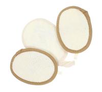 SOIMISS 3 piezas Esponjas Exfoliantes de Luffa para Ducha de Beige Café y Efectivas para Cuidado Corporal para Baño y Exfoliación de