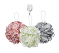 SOIMISS 3 Piezas Flores Coloridas De Bolas De Baño Depuradores Fregar Espuma Cuerpo Lavar Esponja De Ducha Para Mujer Esponja De Baño Esponjas Suave Educación Física