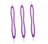 SOIMISS 3 piezas Herramienta de Manicura Tenedor de Piel Muerta Acero Inoxidable Removedor de Cutículas Versátil para Cuidado de Uñas Casa y Salón Color Aleatorio Color Aleatorio