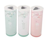 SOIMISS 3 Piezas Pañuelos De Papel Para Coche Pañuelos Decorativos Portátiles Suministros Para Coche Impresos Cilíndrica Para Uso El Automóvil