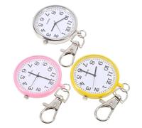 SOIMISS 3 Piezas Reloj De Bolsillo Etiqueta Solapa para Mujer Amigable Punta del Dedo Pegatina Tablero De Mensajes De Tablero De Fieltro Instante Broche Artificial Cesta Aleación De Zinc