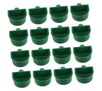 SOIMISS 30 Piezas Bebedero y Comedero para Loros Cuencos De Plástico para Agua y Comida Accesorios para Jaulas Colgantes Comedero para Pájaros con Abrazadera para Loros