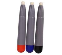 SOIMISS 3piezas Bolígrafo Capacitivo para Pantalla Táctil con Punta De Fieltro Lápiz Electrónico para Pizarra Blanca Digital Paquete De Unidades Colores Rojo Azul y Negro Material Abs
