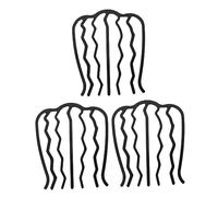 SOIMISS 3piezas Horquillas Cabello Peines Laterales con Dientes Accesorios de Peinado para Mujer para Eventos Formales