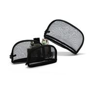 SOIMISS 3piezas Neceseres De Malla Negra De Diferentes para Cosméticos y Maquillaje para Viajar y Organizar Sus Productos De Belleza