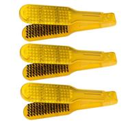SOIMISS 3piezas Peine Plano De Peluquería Herramienta Antiestática Cerdas Suaves Para Alisar El Cabello Para Salón y Hogar
