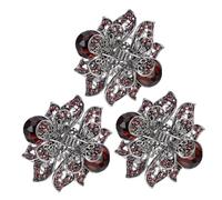 SOIMISS 3piezas Pinzas Elegantes Pelo Horquilla De Zinc Accesorio Decorativo Para Mujeres