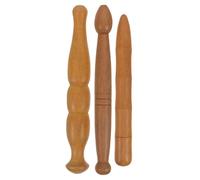 SOIMISS 3piezas Raspador De Masaje De Madera Juego De Herramientas Para Reflexología Podal Masaje De Puntos De Acupuntura Terapia De Puntos Gatillo Casa