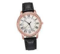 SOIMISS 3piezas Reloj De Pulsera De Cuarzo para Mujer Diseño Elegante y Cristales Brillantes para Ocasiones Casual Fiesta De Imitación