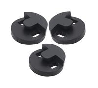 SOIMISS 3piezas Sordina Negra para Violonchelo Amortiguador de Sonido Estilo Tourte de Goma Quiet Cello Mute para Sesiones de Práctica Silenciosas Accesorio de String Instrument