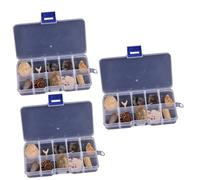 SOIMISS 3sets Especímenes Fósiles Biológicos Roca Paleontología Kit De Excavación De Criatura Marina Arqueología Punta De Flecha Trilobites 10pcs*3