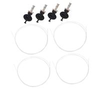 SOIMISS 4 Piezas Accesorios para Ukelele Clavijas de Afinación Color Negro para Guitarra Clásica para Bricolaje y Suministros para Ukelele