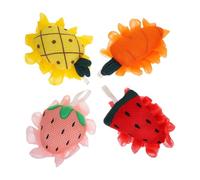 SOIMISS 4 Piezas Bola de Baño de Frutas para Exfoliar Esponjas de Ducha con Bola de Baño de Frutas Ducha Herramienta de Limpieza Piel del Cuerpo