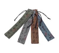 SOIMISS 4 Piezas Bolsa de Abanico Plegable de Tejido Ligero Cordón para Almacenamiento Elegante en Días Calurosos y Visitas a Jardines Clásicos