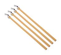 SOIMISS 4 Piezas De Soporte Para Pinceles De Bambú Natural Para Pintar Piezas De Pinceles De Caligrafía DIY Mango De Pluma De Bambú Para Pintar Materiales De Mango De Pincel De