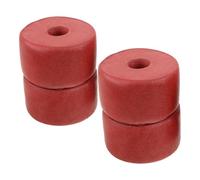 SOIMISS 4 Piezas Flotadores de Pesca de Espuma PVC Color Rojo Construcción sin Costuras y Resistencia Corrosión Marina para Redes y Trampas de Cangrejos