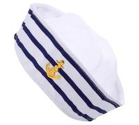 SOIMISS 4 Piezas Gorra Azul Marino Sombrero De De Halloween Decoración Sombrero De Verano Para Hombres Traje Sombrero De Capitanes Gorra De Sombreros Para Hombres De Lana