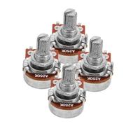 SOIMISS 4 Piezas Potenciómetros de Guitarra Eléctrica de Ak con Eje de Potenciómetro de Audio para Instrumentos Musicales Accesorios para Guitarra