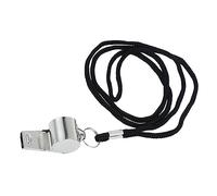 SOIMISS 4 piezas Silbatos Metálicos de Alta para Árbitros de Silbatos Resistentes para Fútbol y Actividades al Aire Diseño Ligero con Herramienta de Emergencia Portátil