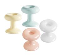 SOIMISS 4 Pulsadores de Inodoro Coloridos en Forma de Corazón, Botón Auxiliar Multifunción Compatible con Modelos Generales, Prensa Tanque para Descarga en Baños Color Aleatorio