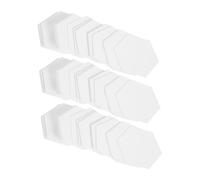 SOIMISS 400 Piezas Plantillas Hexagonales de Papel para Patchwork Material Duradero y Reutilizable para Proyectos Diy de Costura y Manualidades de Acolchado