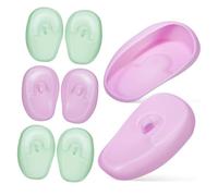 SOIMISS 4pares Orejeras Silicona Antideslizantes Protectores Auditivos Para Tintes Peluquería Versátil