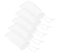 SOIMISS 5 Bolsas de Malla para Acuario de Nylon, Malla Delicada de 180 Μm, Reutilizables, Cordón, para Biomedios y Material Activado