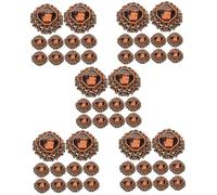 SOIMISS 5 Juegos Botones De Abrigo Pedrería De Uñas Botones De Bebe Para Cardigans Botones Para Abrigos Botones Decorativos Broche De Capa Accesorios De Ropa De Bricolaje Brown 10 Uds * 5