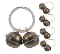 SOIMISS 5 Piezas Campanillas Accesorios Decorativos para Versátiles para Entrenamiento y Llaveros Vintage con Anillos