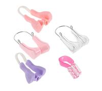 SOIMISS 5 Piezas Clip De Nariz Clip De La Nariz Anillo De La Nariz Falso Clips De Hemorragia Nasal Moldeador De Elevación De Nariz Contorno De La Nariz Masaje De Nariz Gel De Sílice