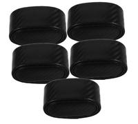 SOIMISS 5 Piezas de Almohadas Mini para Enrollador de Relojes de Poliuretano Negro con Funda PU Cómodas para Exhibición y Almacenamiento en Cajas de Reloj