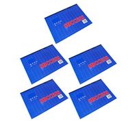 SOIMISS 5 Piezas Formulario De Registro De Inventario Cuaderno De Contabilidad Rastreador De Finanzas Empresariales Libro De Cuentas Libro De Gastos De Pequeñas Empresas Papel Azul