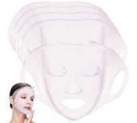 SOIMISS 5 Piezas Máscara de Silicona Reutilizable Fundas para Mascarilla Facial Soporte para Mascarilla de Silicona Hidratantes Colágeno Suministros de Belleza