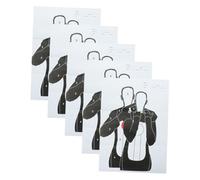 SOIMISS 5 Piezas Papel para Entrenamiento de Precisión Diseño Realista para Práctica de Rehenes Material Resistente para Interior y Exterior