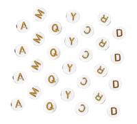 SOIMISS 500 piezas Abalorios Letras de Acrílico Perlas para Pulseras y Collares DIY Material Creativo para Manualidades y Joyas
