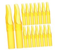 SOIMISS 50piezas Para Tatuajes Desechables Puntas De Aguja Profesional Para Tatuajes Pequeños Unidades Por Caja Boquillas De Plástico Para