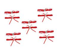 SOIMISS 5juegos Conjunto De Ligas Nupciales De Encaje Para Novia Decoración De Elástica Lazos Accesorios De Boda Elegantes Para Mujeres