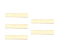 SOIMISS 5piezas Accesorios de Guitarra Cejuela de Mandolina de Cuerdas Cejuela de Plástico para Cuerdas para Mandolina Uso Tocadas o Prácticas