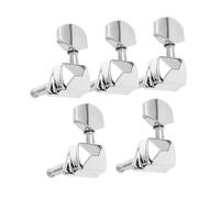 SOIMISS 5piezas Perillas de Afinación de Guitarra Acústica Clavijas Semicerradas para Guitarras Eléctricas y Clásicas Botón de Afinación para Cuerdas Ajuste Preciso