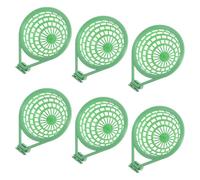 SOIMISS 6 Cuencos Nido para Aves Pequeños Verdes, Cuencos para Anidar Aves de Plástico Resistentes, Accesorios para Jaulas de Pájaros, Nido Cómodo para Cría y Eclosión de Huevos