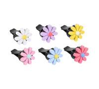 SOIMISS 6 juegos Ambientador Clip de Aromaterapia Floral para Automóvil de Instalación Rejilla de Aire Decoración Práctica y Elegante para Coche Oficina y Hogar