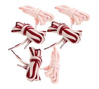 SOIMISS 6 Pares Of Wide Braided Shoe Laces For Sneakers And Sports Shoes Durable Replacement Strings And Fashionable Ear Design For Men