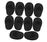 SOIMISS 6 Pares Protector de Oídos de Silicona para Tinte de Cabello de Orejeras Impermeables Antifugas para Peluquería Profesional y Uso Casa Negro