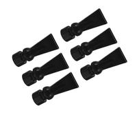 SOIMISS 6 Piezas Boquilla de Salida de Agua para Acuario Tipo Boca de Pato Negro, Material PC Resistente, sin Desorden y Conexión Ajustable para Peceras